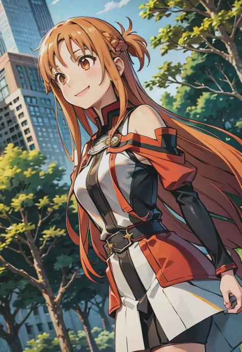 SO-Asuna,alone,smile,City of Forests