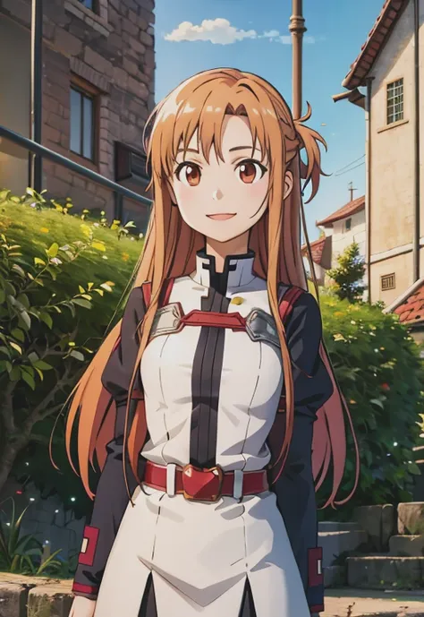 SO-Asuna,alone,smile,Town