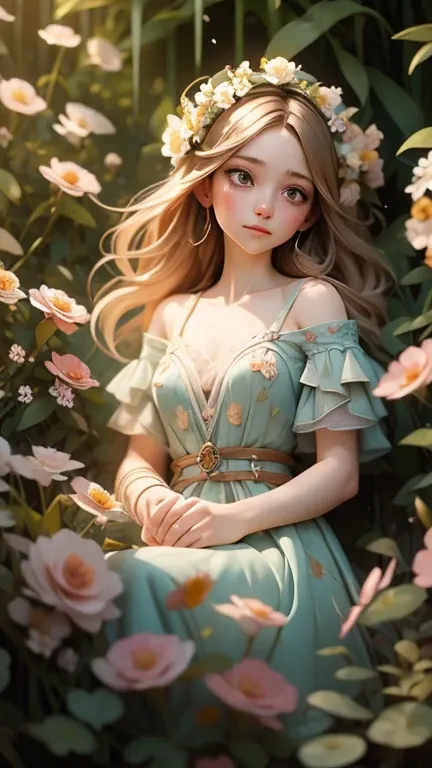 girl in the garden