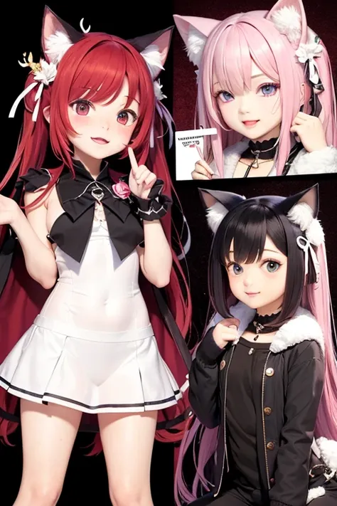 Angel, devil, Cat ear