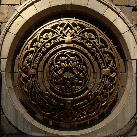 celtic woven ornamentic, medieval style