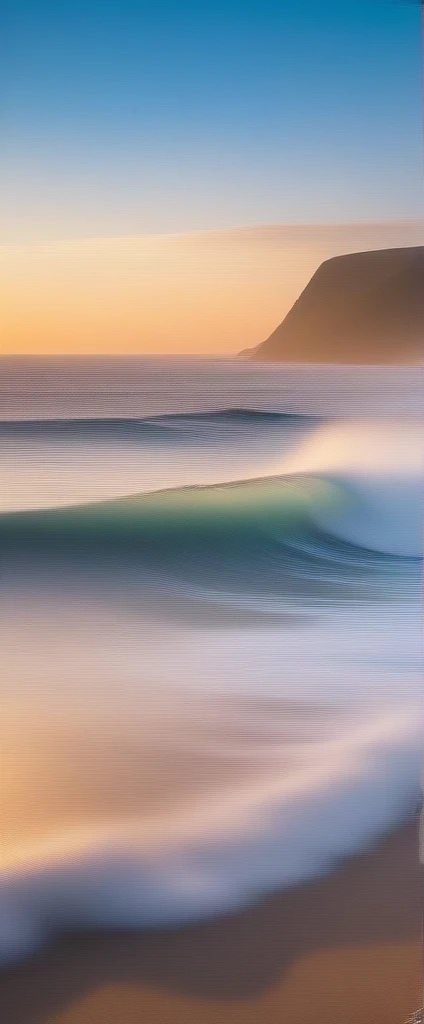 ground-level shot,a photo of the very beautifl blue coast, blue coast with beautiful clean ocean spray,sigma 24 mm f/1.4,1/1000 ...