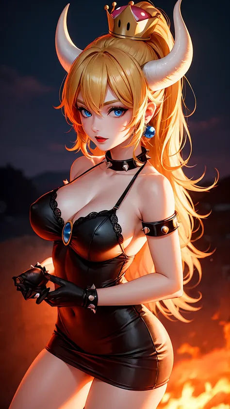 ((high detailed, best quality, 4k, masterpiece, hd:1.3)), ((best quality)), (((HD))), (((8k))), (ultraDH), (ultra HD), Princess Daisy, blue eyes, BREAK blue eyes, seductive, attractive, smooth anime cg art, 36C breasts, long legs, vivid colors, detailed di...