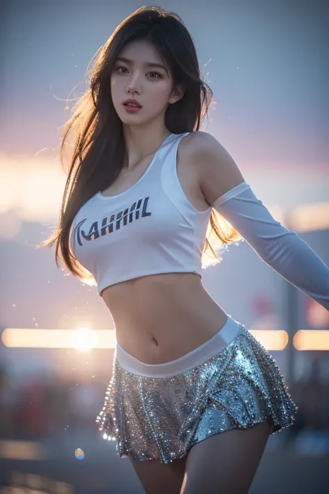 8k, masterpiece, RAW photo, best quality, photorealistic,  Cinematic Light, Lens Flare, Ray tracing, (extremely beautiful face, beautiful lips, beautiful eyes), intricate detail face, ((ultra detailed skin) 1Girl,Tyndall effect,light and shadow,sexy,hot,bi...