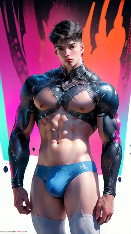 ((best quality)), ((masterpiece)), (detailed), perfect face Ballet dancer in tight white tights, muscular young man, large bulge, protruding codpiece 1,(1boy:1.5) Nineteen year old boy:1.5,teenager,Libido boy,Female physiognomy,(warrior),((boy,male gender)...