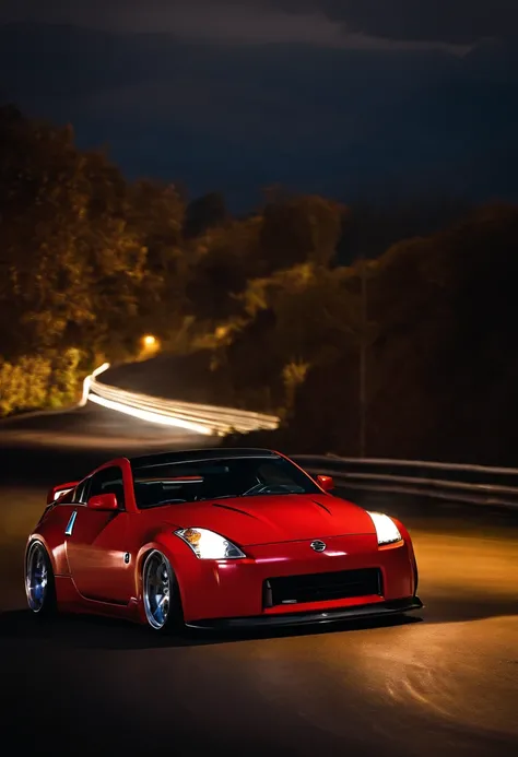 Nissan 350 z en curva