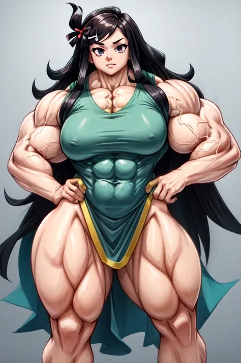 Nezuko massively muscular