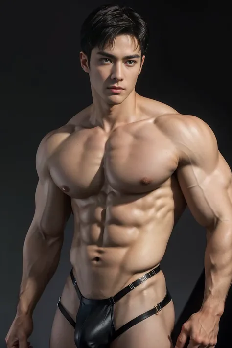 wide angle，(8k, original photo, best quality),Practical,2 handsome guys，front，Intricate details，Extremely detailed的眼睛和睫毛男性,Masculinity,Night Sky,柔Light,Light,portrait,close up,Affectionately，Showing chest muscles,黑blue eyes白人恋男模特的照片, blue eyes, Standing in...