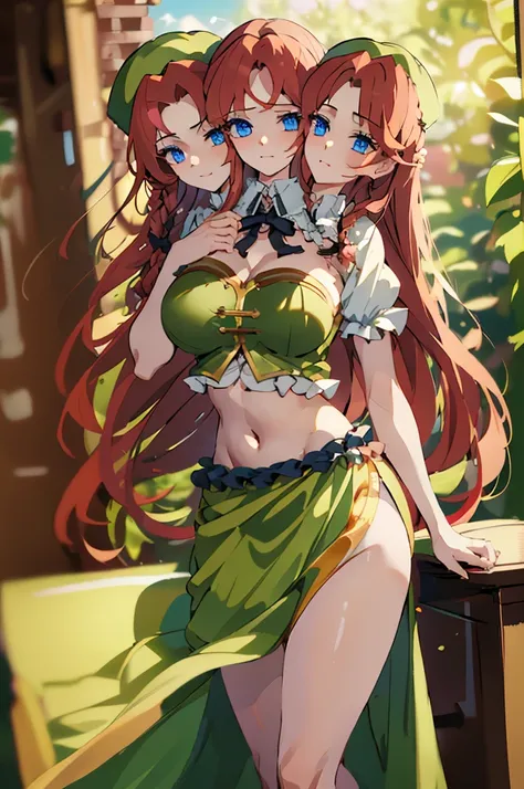 (masterpiece, best quality),best quality, (ultra-detailed), (3heads:1.5), 1girl, (ultra-detailed), (3heads:1.5), 1girl, (hong meiling:1.3), masterpiece, (best quality:1.5, highres, UHD), highres, absurdo, ultra detail, ultra quality, Ultra resolution, gree...