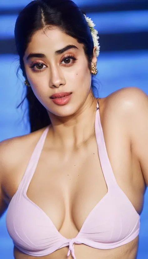 JanhviKapoor, in bikini, hot erotic, indoors background, (best quaity, 4k, ultra HD, sharp focus)