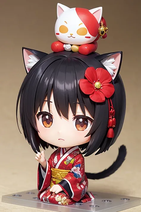 Oiran, Oiran, Big Head, とてもBig Head, 超Big Head, Cat ear doll, Nendoroid