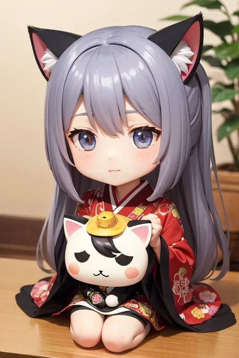 Oiran, Oiran, Big Head, とてもBig Head, 超Big Head, Cat ear doll, Nendoroid