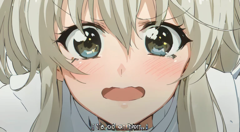 Anime girl with big eyes and a sad expression on her face., , nyaruko-san, Harumi, sad!, 2 0 1 9 captura de pantalla de anime, enfermedad del anime, booru, ella tiene una linda cara expresiva, neferpitou, primer plano de otro iwakura, Los muertos, captura ...