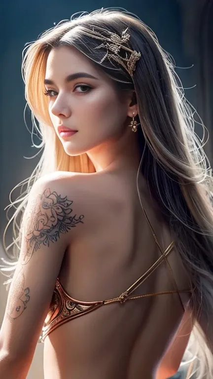 war witch,beautiful girl,Warrior,Beautiful Hair,luxury,wonderful,elegant,complicated,High detail,Digital Painting,Art Station,Concept Art,Sharp Focus,Illustration,Art by Ross Tran,sexy ultra micro bikini,Perfectly beautiful big bust,beautiful abs,Perfectly...