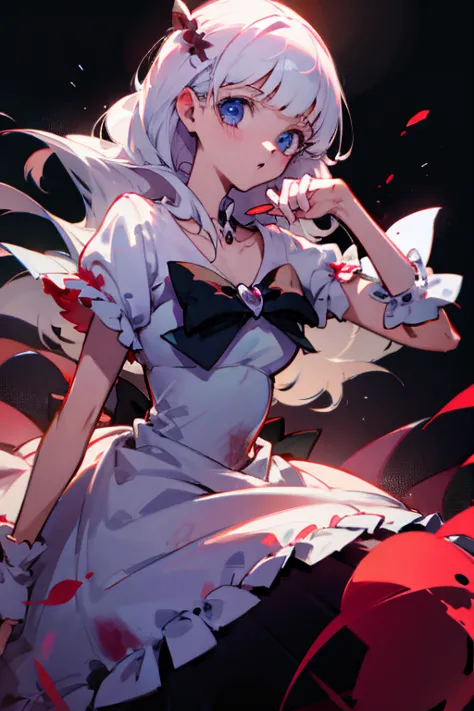 skull  and blood dress magical girl