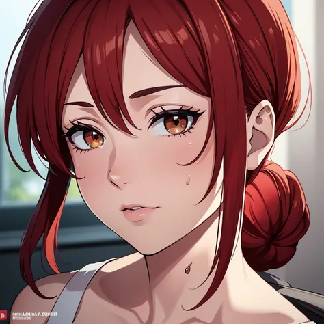 mami, MILF, Mature female, punk, rua, peituda, peitos enormes, Seios enormes, sweating, red hair, Cabelos Longos, hentai, High detail, symmetric, alta qualidade, natural lighting, textura da pele, Absurdo, high resolution, ultrasharp, 8k, master part, extr...