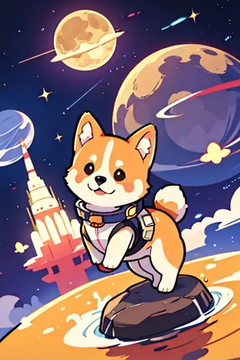 Shiba Inu went to space 