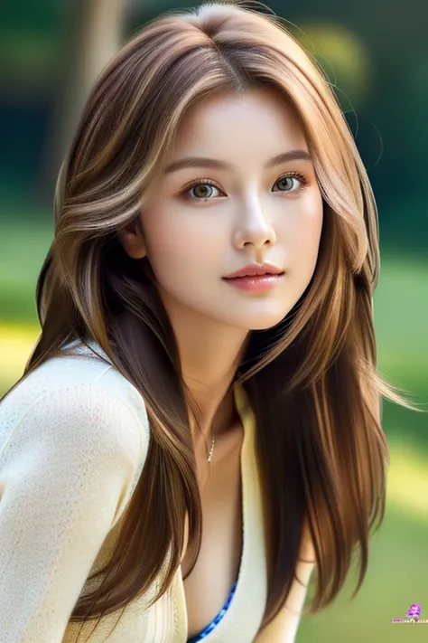 ((highest quality)), ((masterpiece)), (detailed), Leaning forward、Perfect Face、Perfect body、Light brown hair、Beautiful Skin、A beautiful half Korean and half Russian girl、(masterpiece:1.3), (8k, Photorealistic, Raw photo, Best image quality: 1.4), (Rough lo...