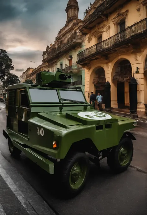 Paraná Military Police vehicle on Avenida dos Pioneiros in Carambeí