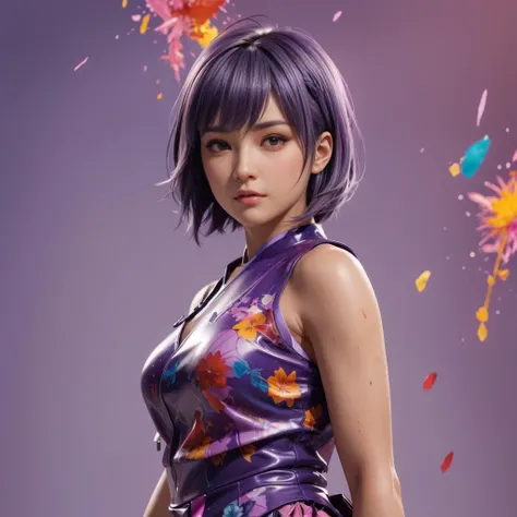 Ayane, (melhor qualidade,ultra-detalhado),(Realista:1.37), rosto bonito e detalhado, Textura ultrarrealista, rosto delicado, corpo delicado, batom vermelho, cores vivas. High definition, 8K. athletic body,
