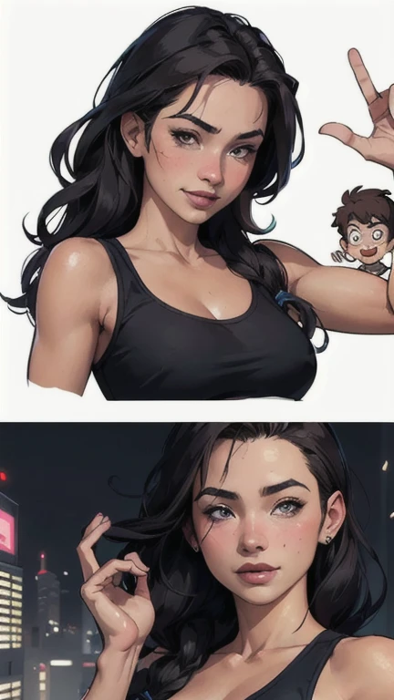 rachel weiszturnaround sheet sorriso feliz personagem lara croft imagem de corpo inteiro desenho animado de uma mulher .cartoon ...