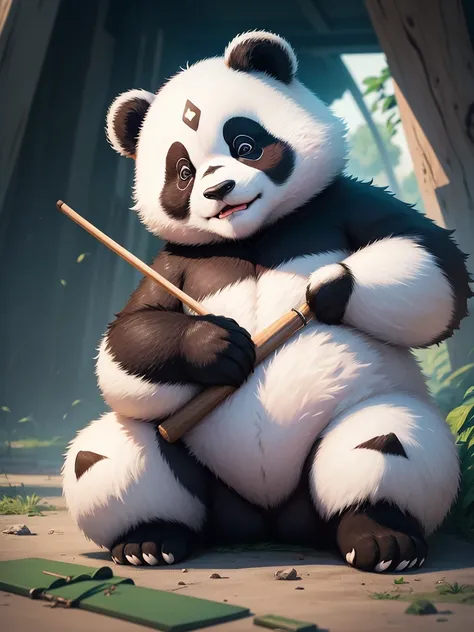 Panda samurai