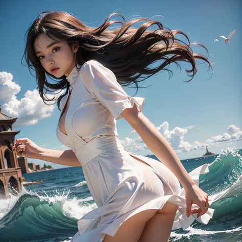 (Yes, NSFW)
(1 Girl)
25-year-old Girl Runs Alone
A Lone Escape from Floods and Huge Waves in Marrakesh
(Solo Girl: 1.3)

Girl in a Long Evening White Transparent Dress
Windy Up Skirt, Wind Rises Her Dress Showing Groin Area (Lifted by Herself)
(Dress Lifte...