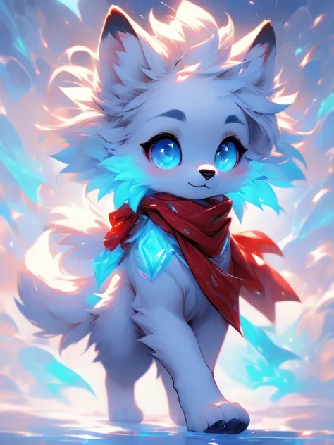 white baby wolf pup, baby girl wolf, bright ice-blue eyes ( Absurdly , High quality , ultra detailed ) ,( hand detailed ) , 1girl, solo, , (concept art, character sheet, character sketch),absurdres(highly detailed beautiful face and eyes)perfect anatomy, a...