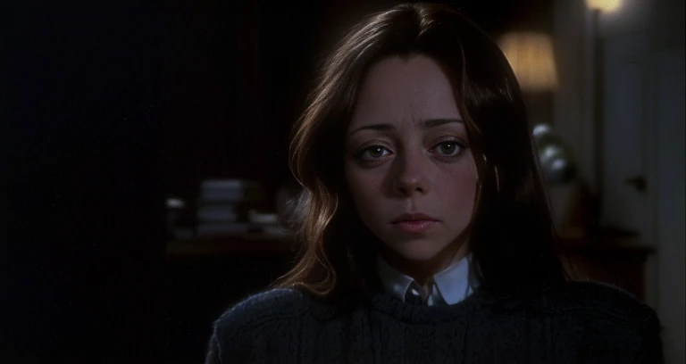 Jenny Agutter、Long hair and sweater、British woman looking at the camera, Movie screencaps, Clarice Starling, Movie screenshots, vhs screen cap, Mid-range close-up shot, Sil from seeds, Elaine Benes, Favorite scene, 1983年のMovie screenshots, Close-up portrai...