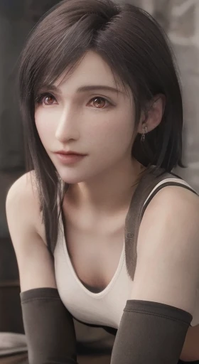 (((highest quality, 8k, masterpiece))), sharp focus, thin, cinematic lighting、perfection、soft light、high resolution skins:1.3、realistic skin texture、30 year old mature woman、small face、no makeup、short hair、dark brown hair、Detailed beautiful eyes、bust B cup...