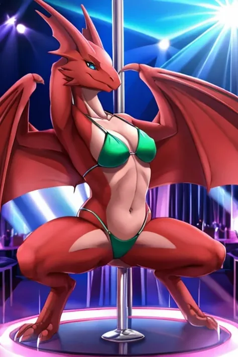 Rodan stripper bikini dancing