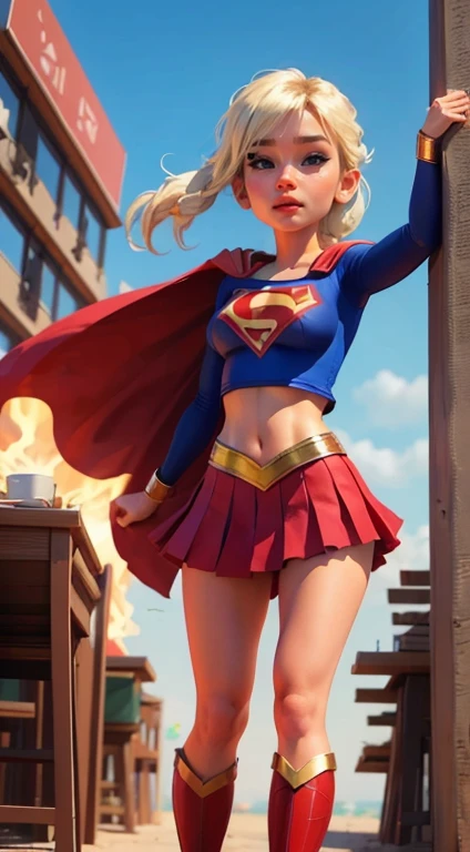 super girl, 18 years old cosplay girl, amazing body, fit, big breasted,