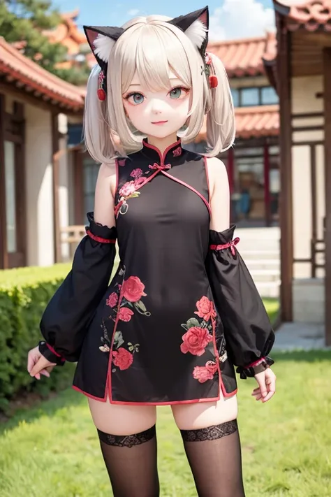 China dress, Cat ear