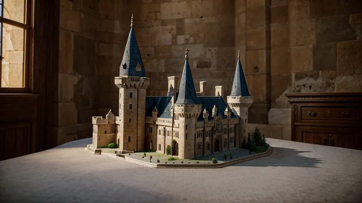 Castle. Highly detailed. Realistic. Aesthetic.