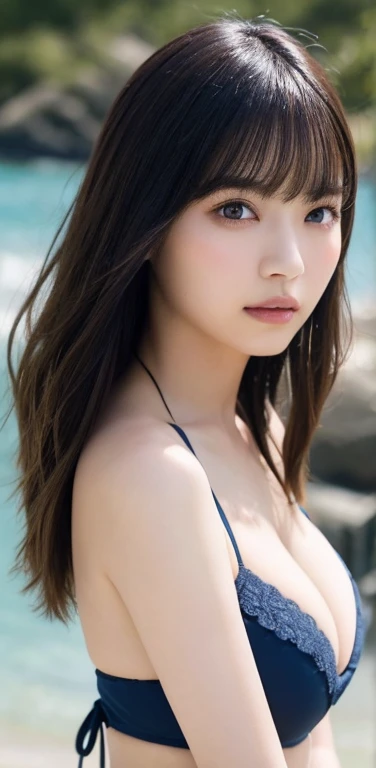 masterpiece, highest quality, 8k, 20th generation, Big Breasts, cute, alone, sad, cute, Girlish,cute 繊細な女の子, cute、Pure beauty,  RAW Photos, Professional photography, Portraiture, Soft Light, Professional Lighting, Backlight, Upper Body, avert your eyes, So...