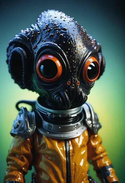 8K, ARTISTIC photogrAphy, best quAlity, mAsterpiece: 1.2), A (potrAit:1.2) Don Bluth Style  ASTRONAUT Cthulhu black Toon Doll, full body RAW candid cinema, black dark hair, 16mm, color graded portra 400 film, remarkable color, ultra realistic, sad admosphe...