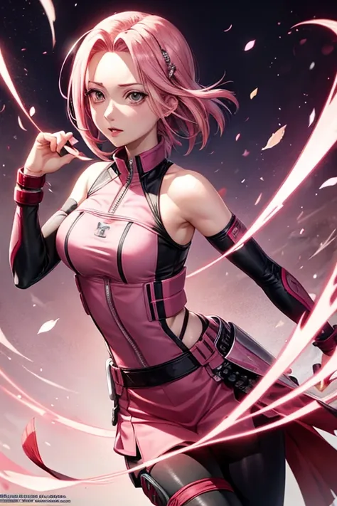 sakura haruno from naruto shippuden, sakura haruno, official anime art, official art, inspired by kishimoto 