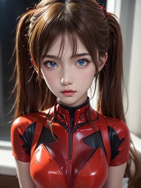 ((Best quality)), ((Masterpiece)), (Details: 1.4), 3D, Asuka Langley Soryu, Asuka, high resolution (high dynamic range), ray tracing, NVIDIA, super resolution, Unreal 5, subsurface scattering ,PBR texturing, post-processing, anisotropic filtering, depth of...