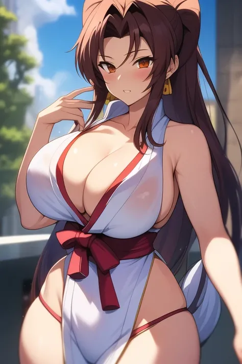 mai shiranui busty busto 350cm ((mejor calidad)), ((obra maestra)), (detallado), cara perfecta 