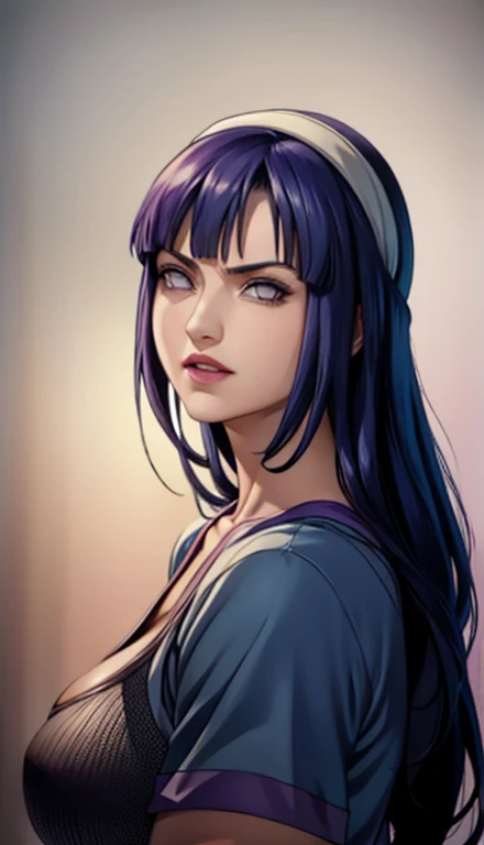 Hinata Hyuga, Uma Mulher Indiana Extremamente Realista, muito linda, Indiana, roupas Indians, Maquiagem Indiana, 