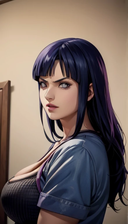 Hinata Hyuga, Uma Mulher Indiana Extremamente Realista, muito linda, Indiana, roupas Indians, Maquiagem Indiana, 