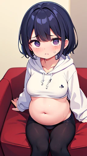 work、Looks very painful、Small face、、Very embarrassed look、Big Breasts、Very impatient、Trembling、Sweating、Are pregnant、disease、abdomen、abdomen、Wearing a tight-fitting hoodie、Show only your belly、Lots of girls、Last month of pregnancy、１One navel、Sitting on the...