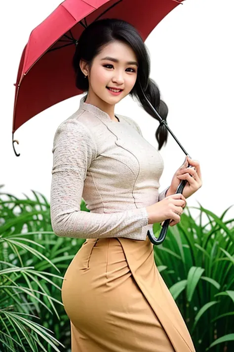 Realistic An umbrella on one side and a small rope on the other hand
 He came to school and the rain continued
 Precipitation / lower part wet with rain
 6
 Because of the beautiful and fascinating body beauty
 More prominent smiles and gaze
 Myanmar rice,...