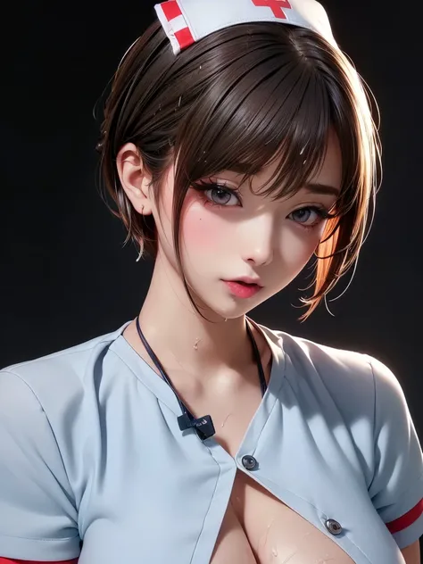  20 year old Japanese woman,(非常にdetailedな肌),Curvy,,Beautiful big ,(Very large breasts),Pale skin,Pointed Chest,Erect nipples,(Fantasy art,Best image quality,Hyperrealist portrait,(8k),Ultra-realistic,最high quality, high quality, High resolution, high quali...