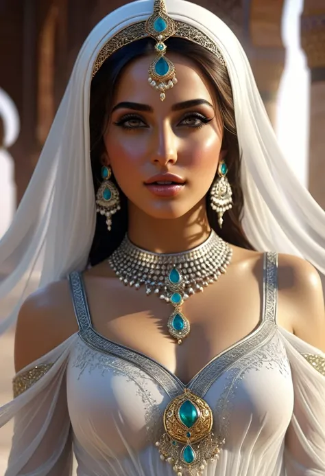 Arabic goddess, stunning beauty, translucent, UHD, epic_realism, ultra detailed