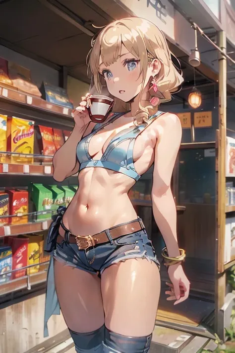 (masterpiece, Best Quality, ultra-detailed, high resolution, extremely detailed CG, official art, Professional Lighting, Perfect Anatomy, anime colors), (from below), looking at viewer, cowboy shot, perfect body, a 24yo beautiful girl, sidelocks, hairband,...