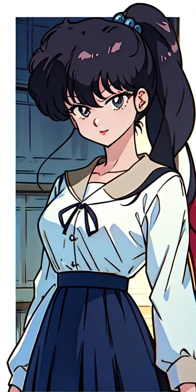 KodachiKuno, alone, Are standing, big_chest, Stuberecke uniform, masterpiece, highest quality, Detailed face, fine grain, High resolution,Ranma