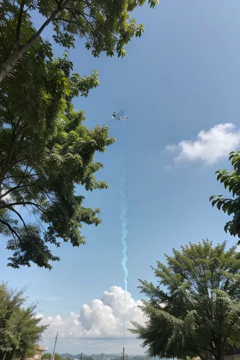 Cielo azul, solo el cielo

