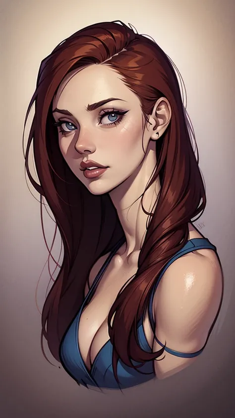 um desenho de uma mulher com umae cabelo preto, Estilo de arte de Charlie Bowater, arte do personagem Charlie Bowater, drawn in the style of digite germe, estilo de charlie bowater, digite germe. alto detalhe, digite germe style, retrato de personagem em c...