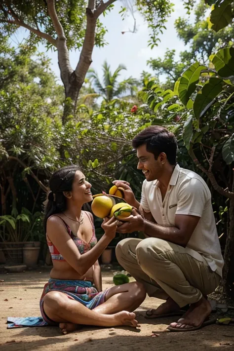 To Rahuls surprise, the monkey accepted his offering and even seemed to enjoy his company. Together, they sat beneath the mango tree, sharing stories and laughter as they indulged in the delicious fruit.
